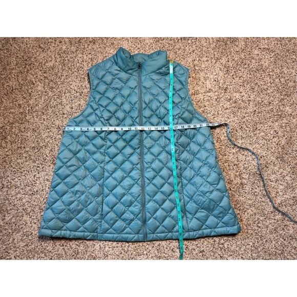 J. Jill Down, Quilted Vest, size women's 2X; Blue/Teal Color - Picture 5 of 9